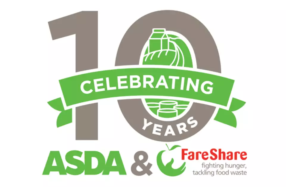 Asda donates 1m breakfasts to mark decade of FareShare partnership image
